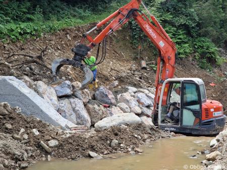 Sanacijska obnova vodotokov in hudournikov po poplavah (3)